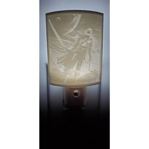 The Mandalorian & Child Star Wars Season 3 Movie Poster Lithphane Night Light